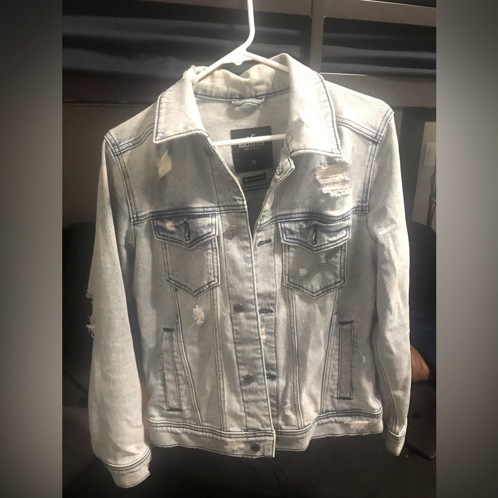 Hollister denim jacket size XS mens (fix’s unisex)
